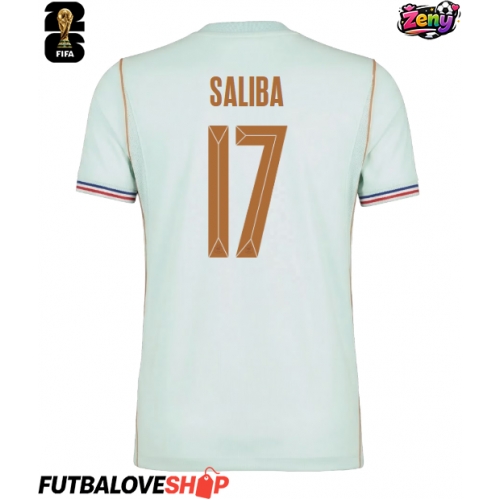 Dres Francúzsko William Saliba #17 Preč pre Ženy MS 2026 Krátky Rukáv